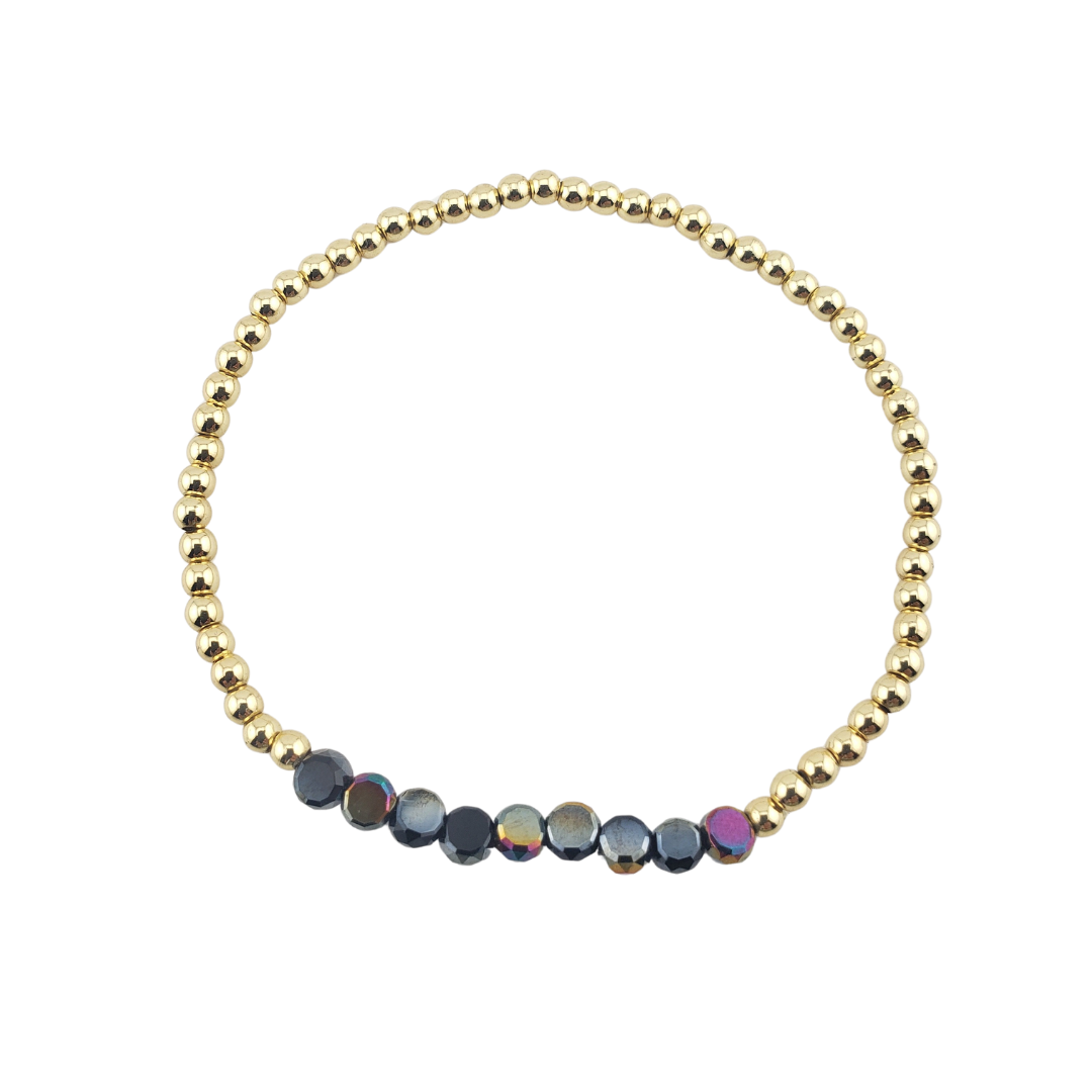 Pulsera 9 piedras frente