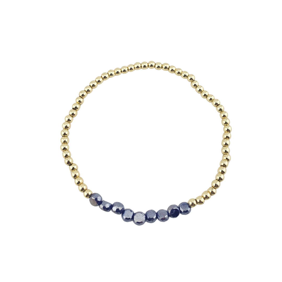 Pulsera 9 piedras frente