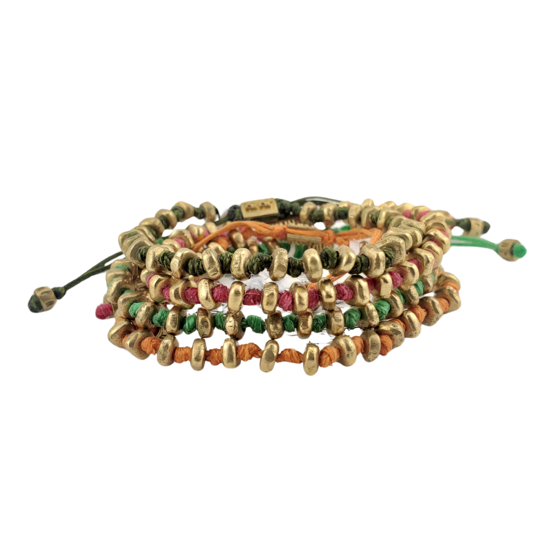 Pulsera nudos argollas