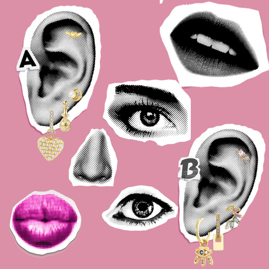 Arete multicirconias y baguettes