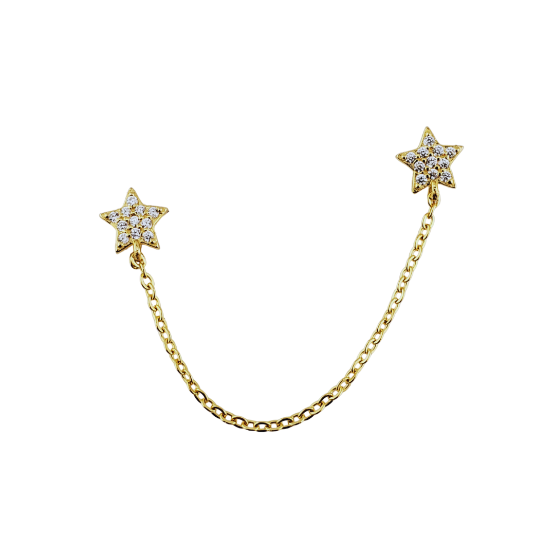 Arete 2 estrellas y cadena