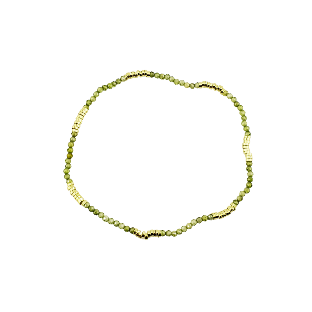 Pulsera cristal checo micro aros