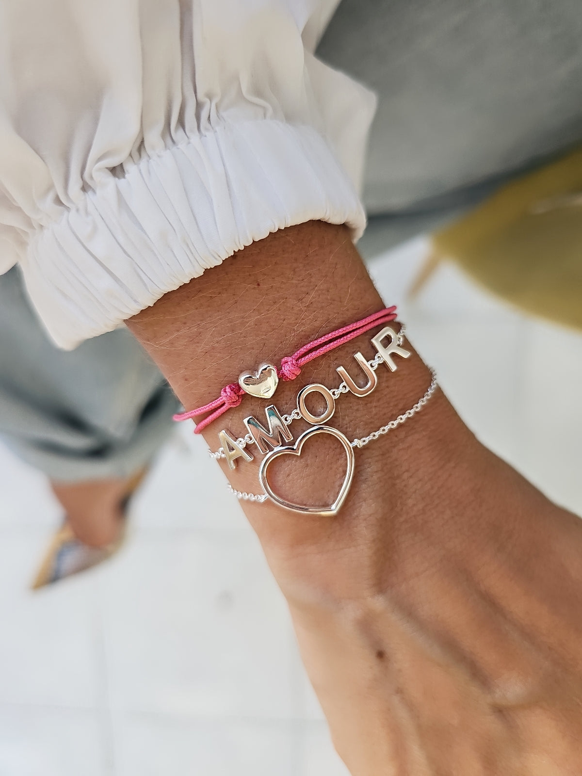 Pulsera hilo 1 corazon