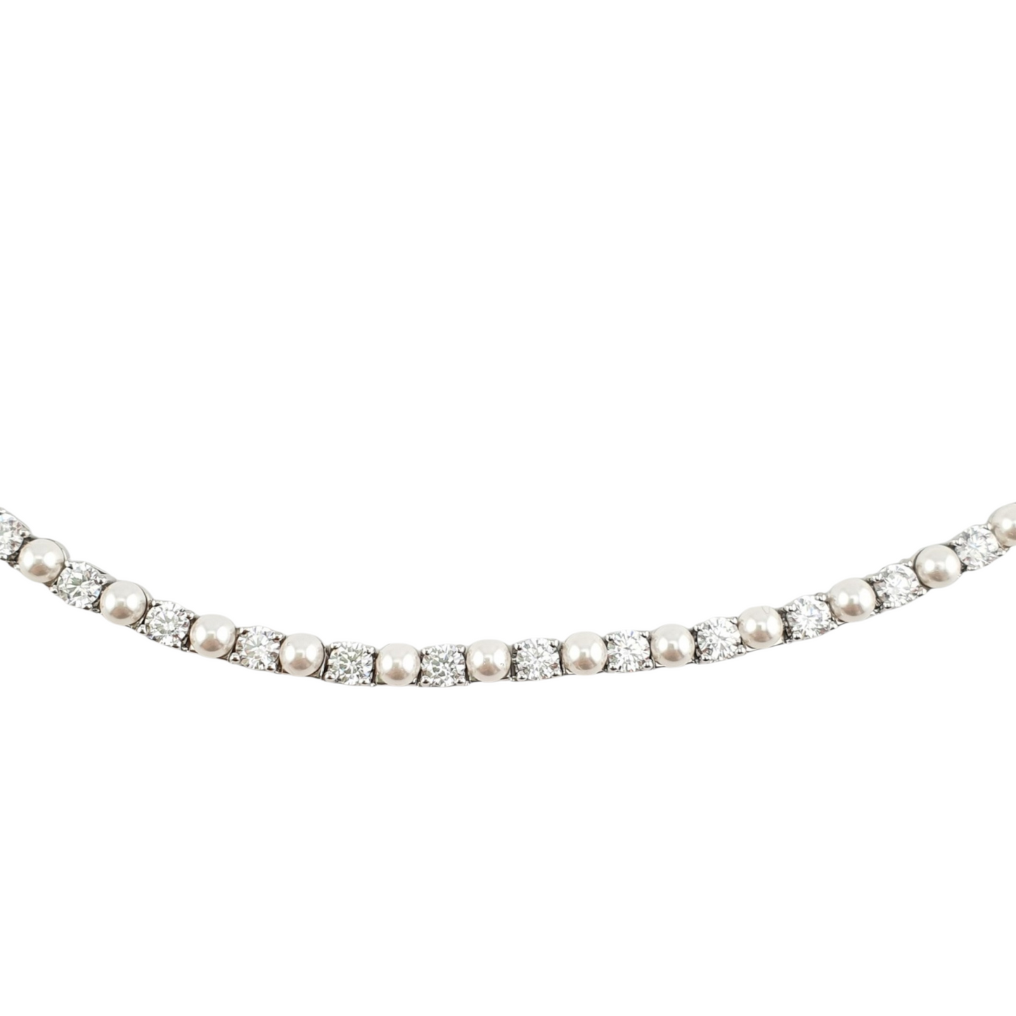 Choker tennis y perla