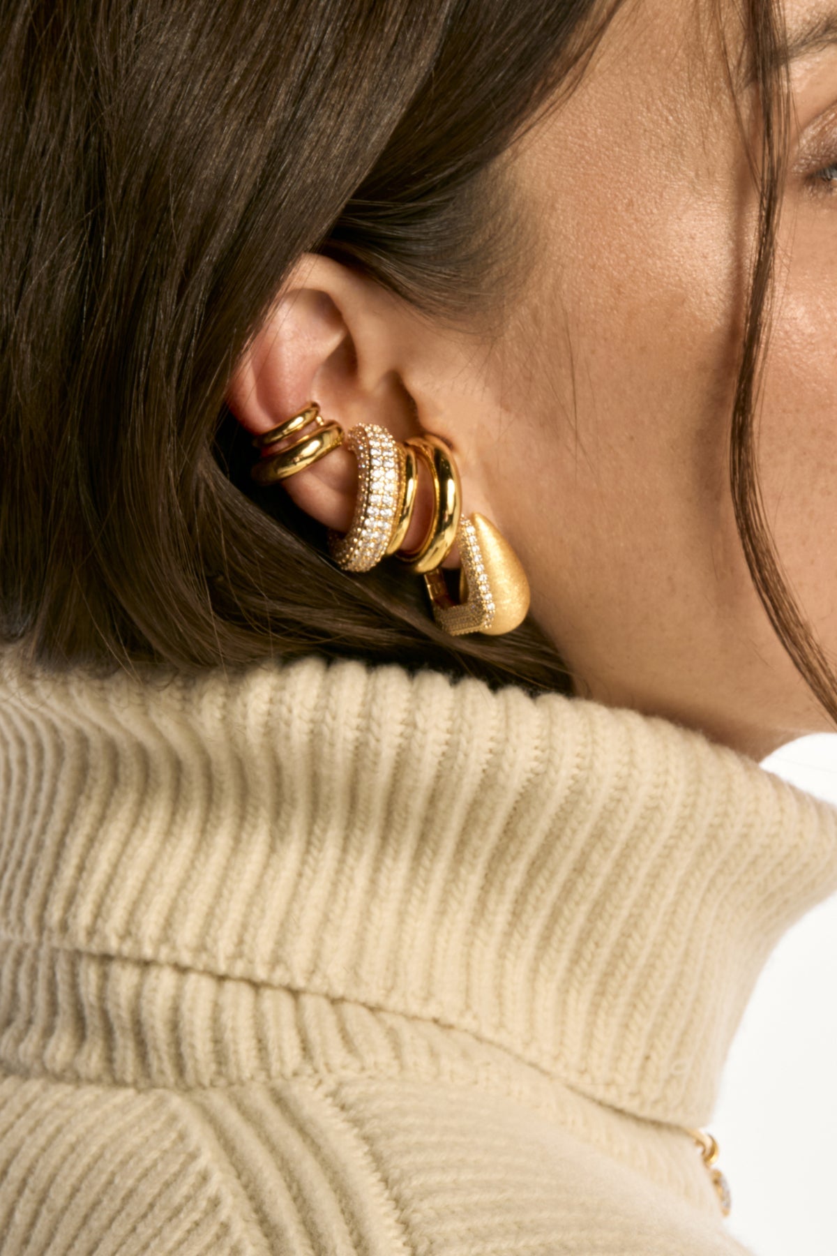 Cuff doble liso maxi 2 tamanos