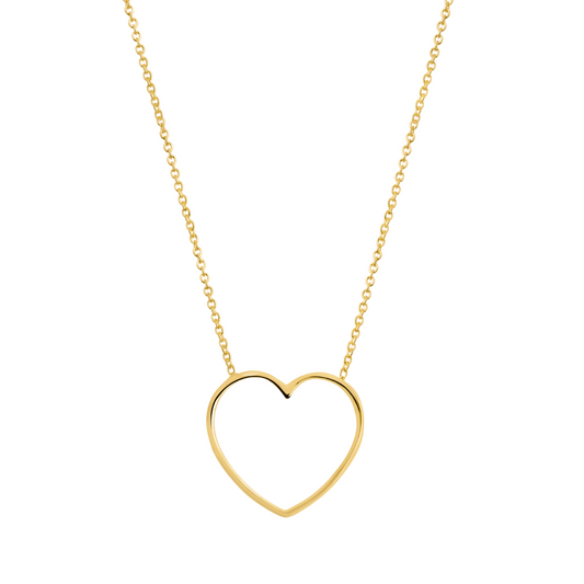 Cadena corazon vacio