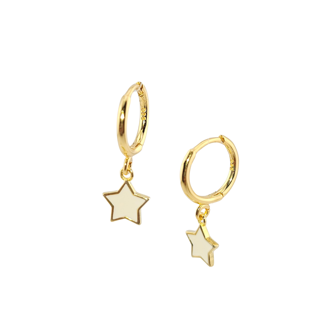 Huggie estrella enamel