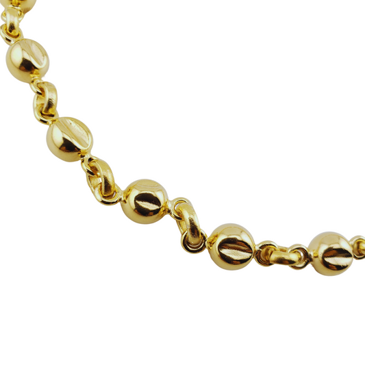 Collar granos de café