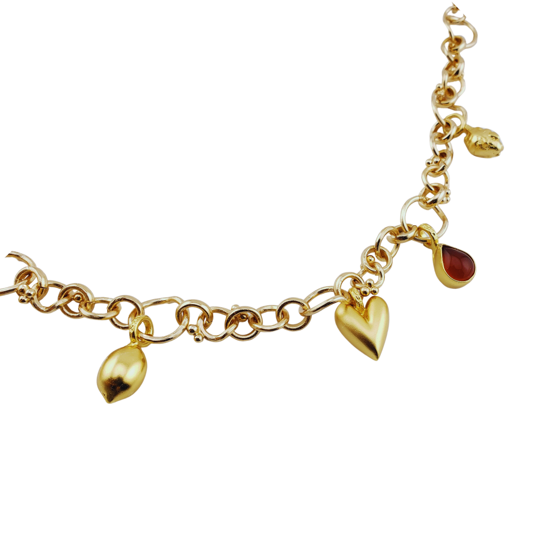 Collar tropical charms