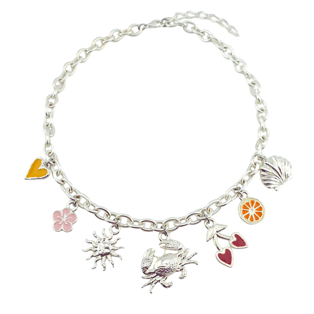 Collar 7 charms tropical