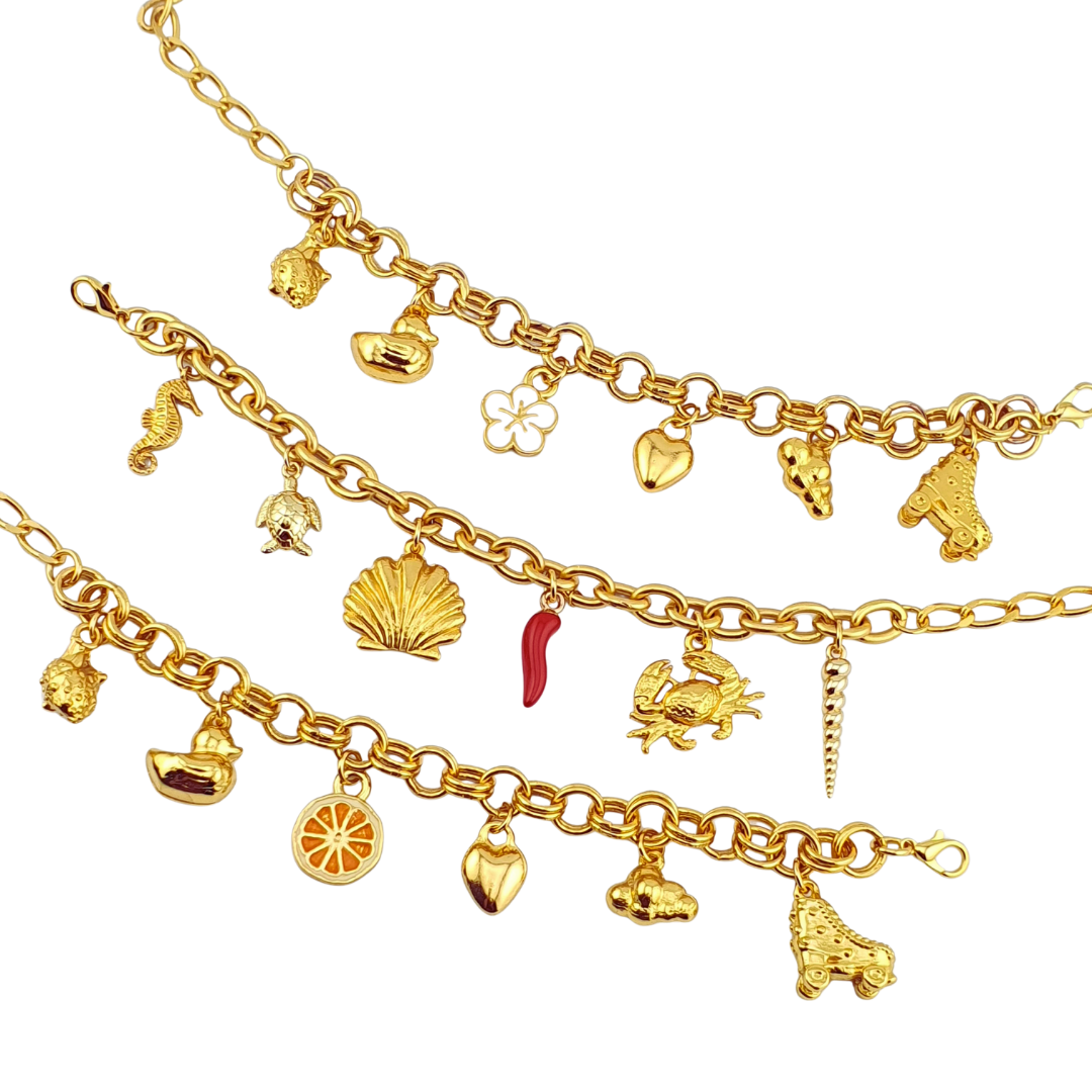 Pulsera 6 charms