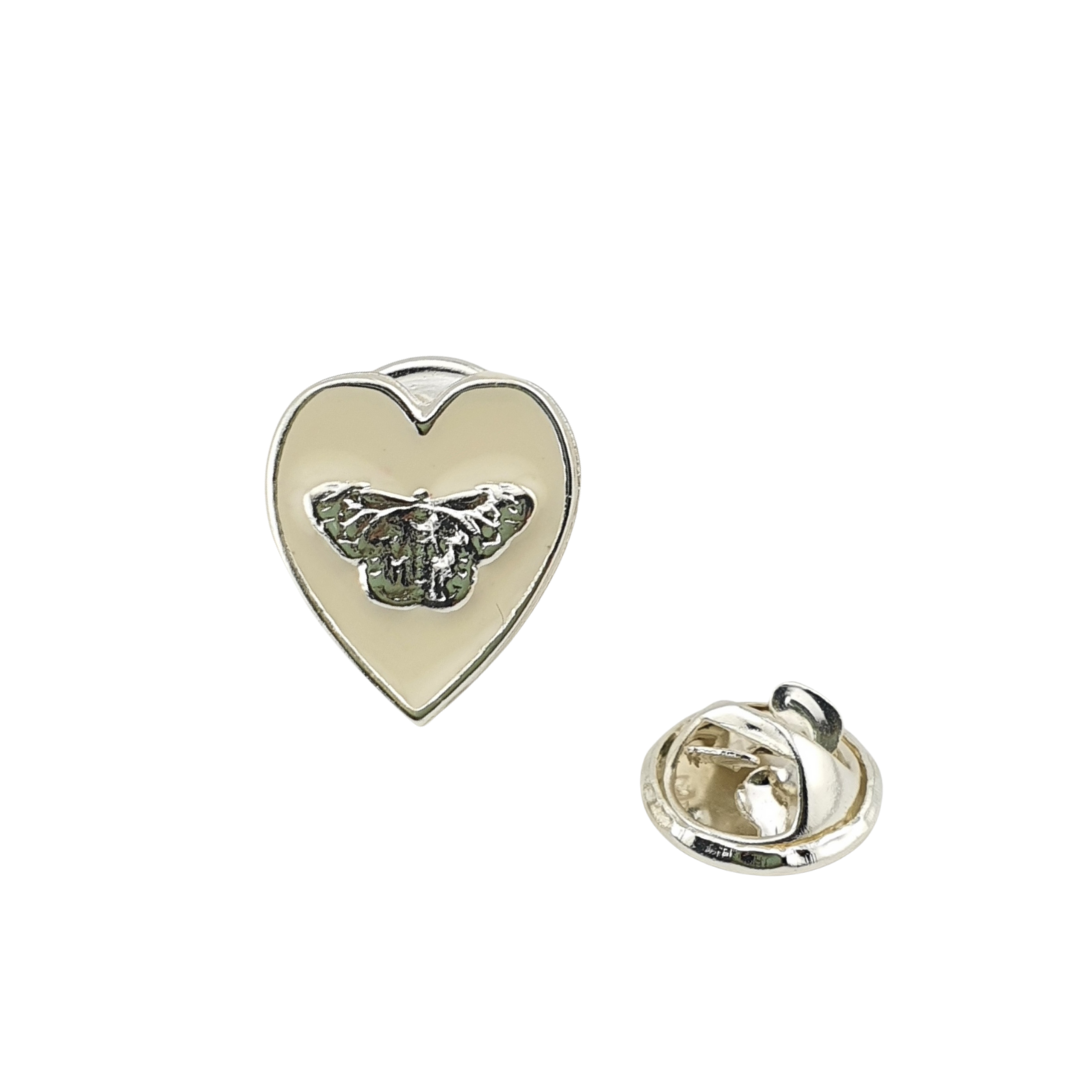 Broche Corazon mariposa chica