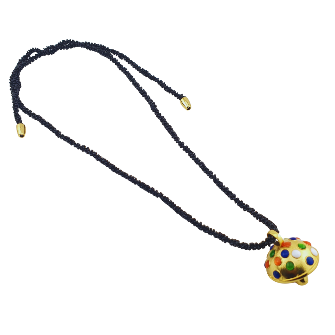 Cadena hongo cordon bordado