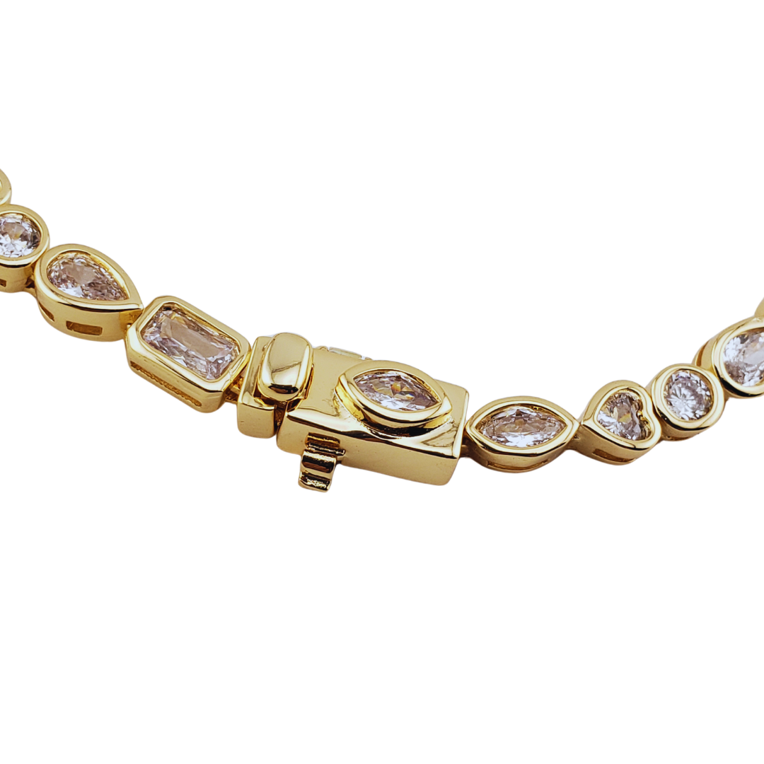 Pulsera brazalete formas enmarcando