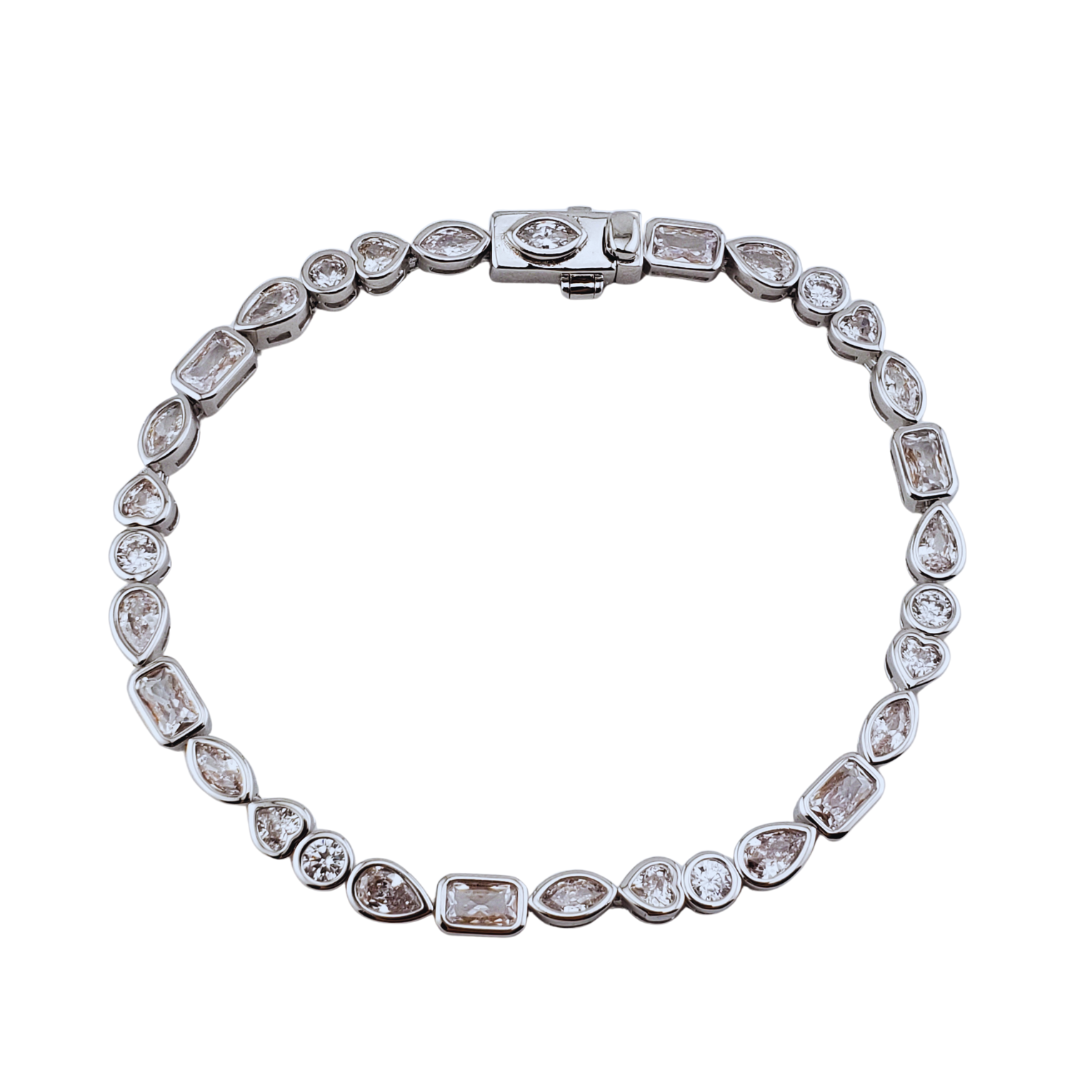 Pulsera brazalete formas enmarcando