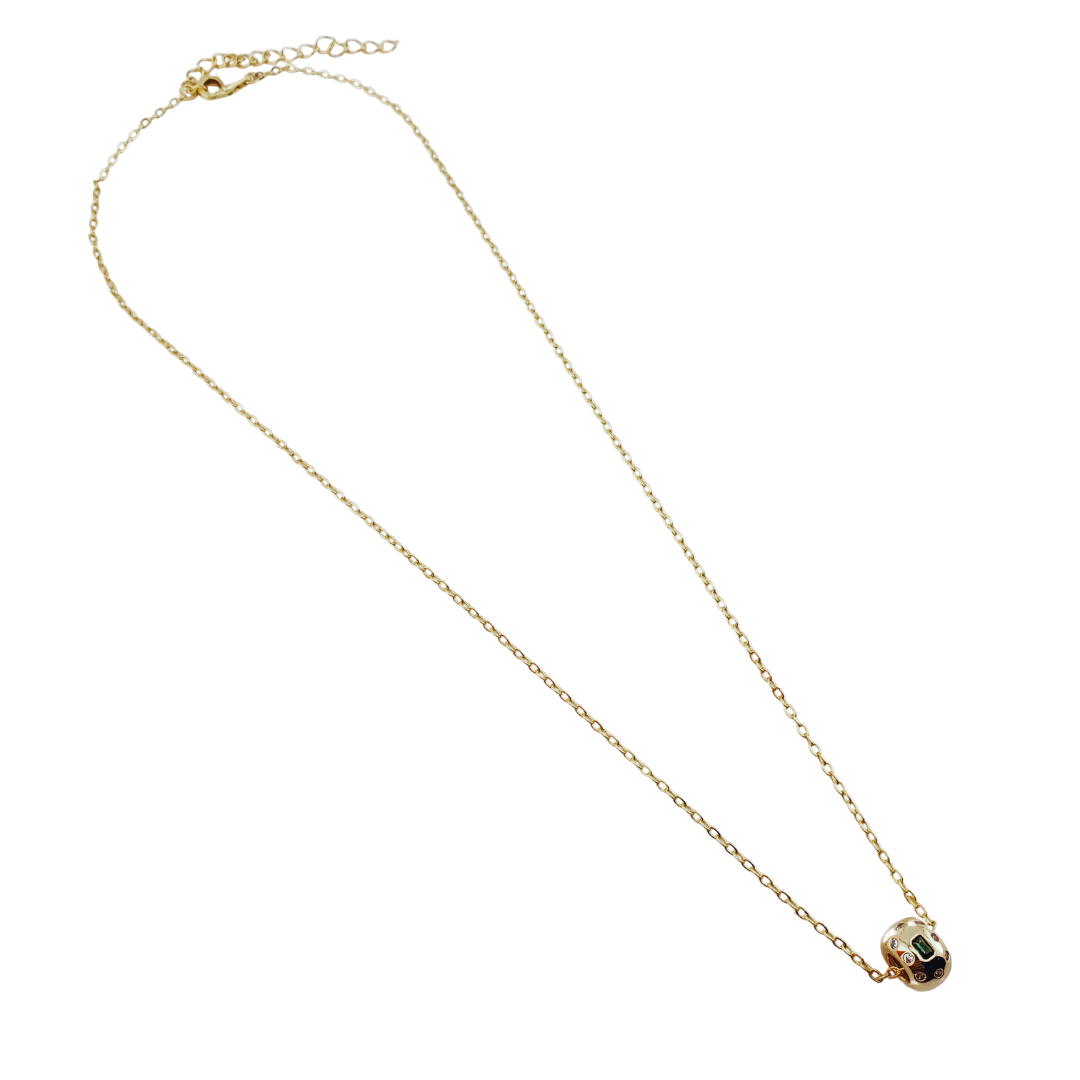 Cadena barril liso chispas baguette