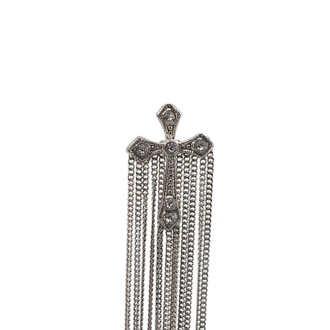 Arete Cruz circonia y cadenas