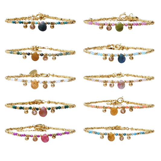 Pulsera hematita gota