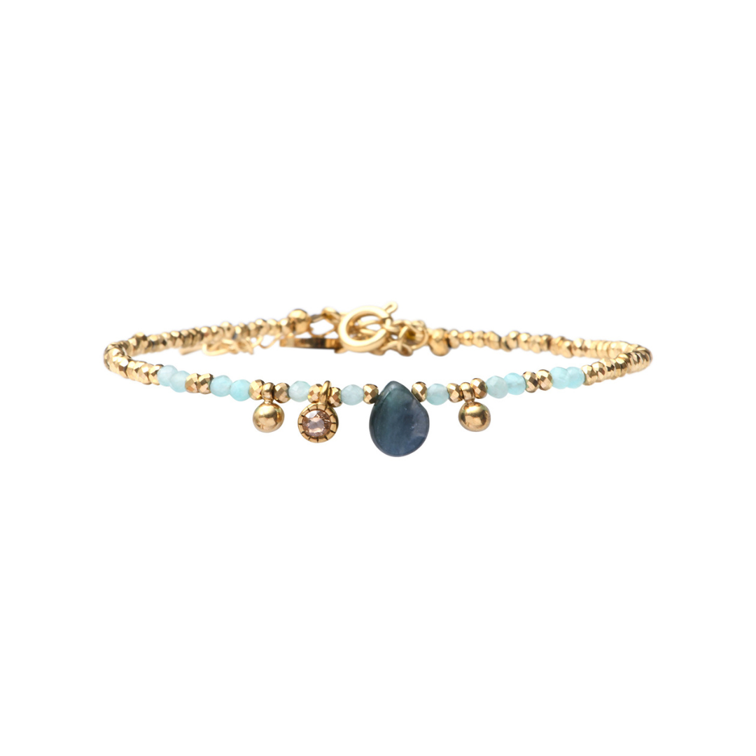 Pulsera hematita gota