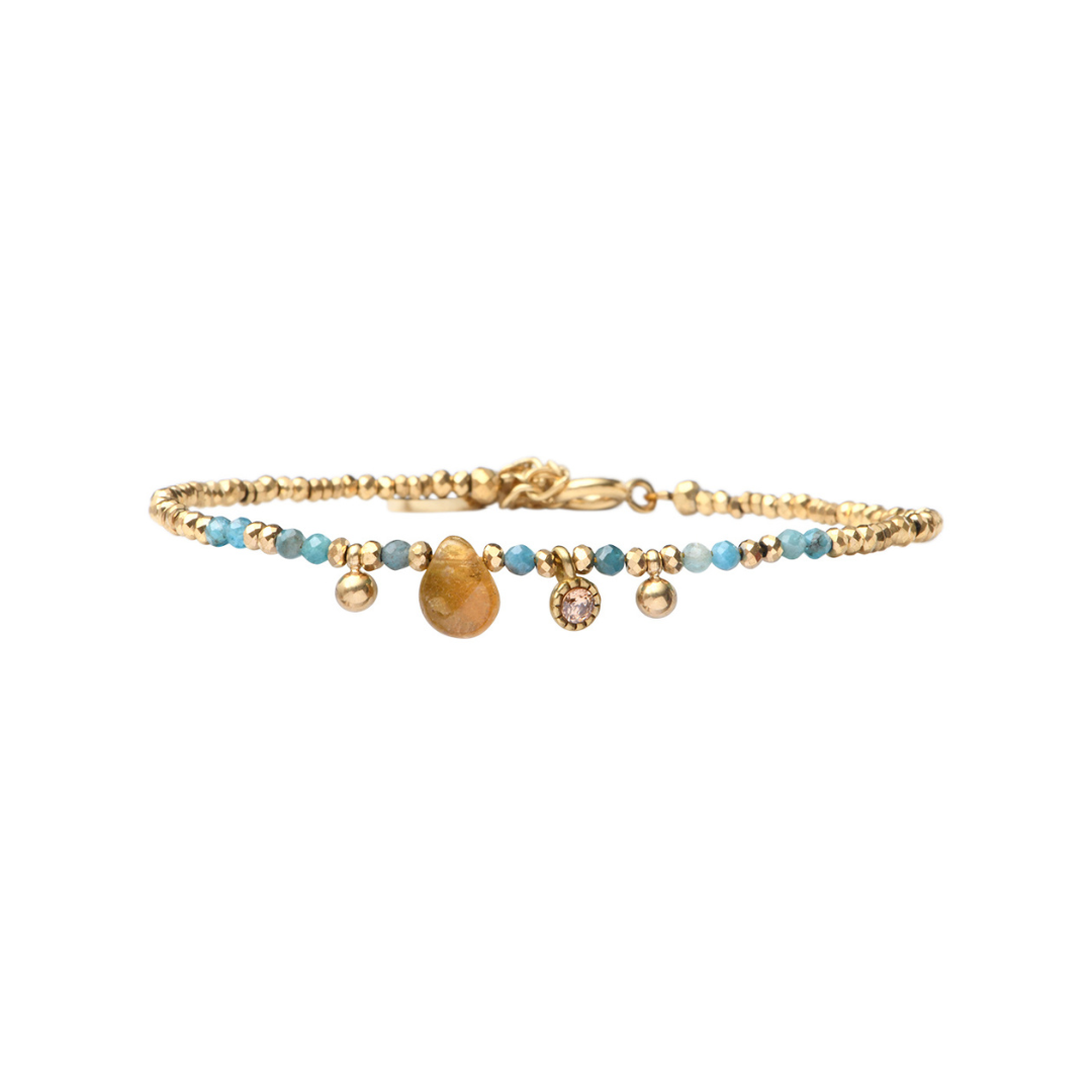 Pulsera hematita gota