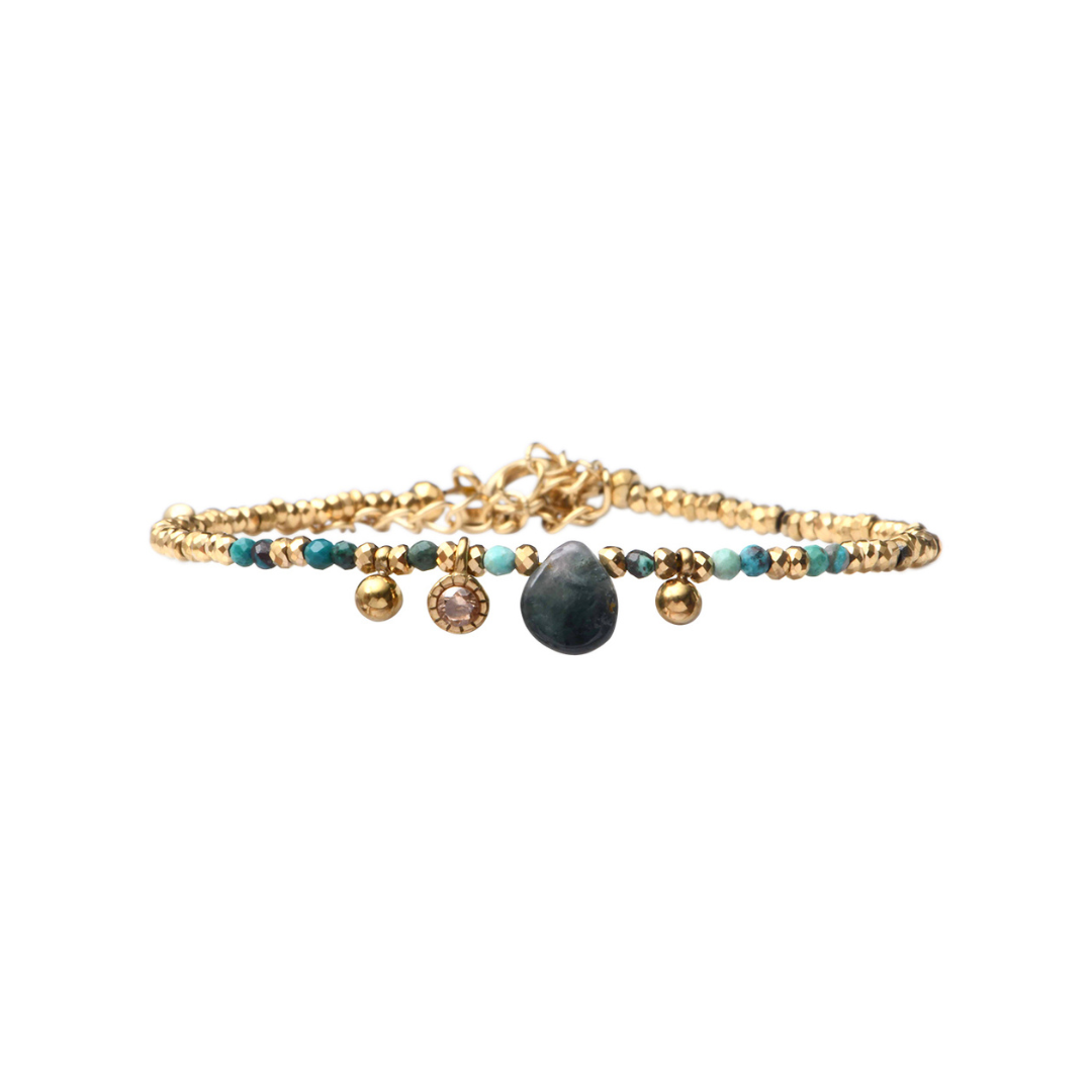 Pulsera hematita gota