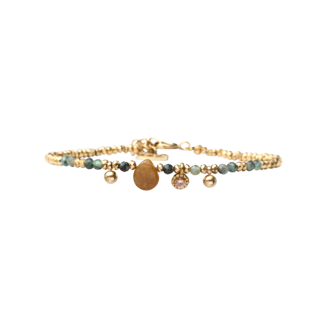 Pulsera hematita gota