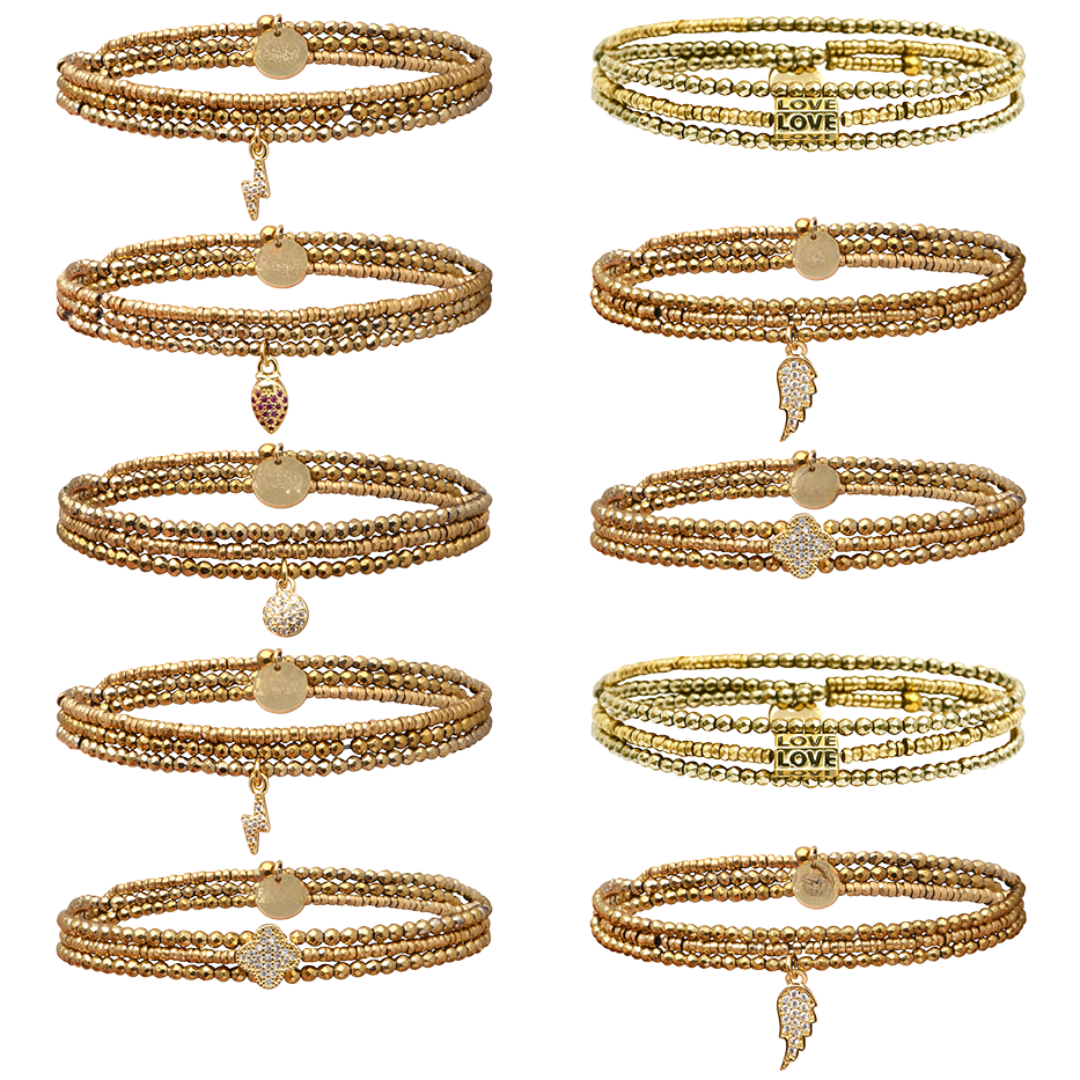 Pulsera 3 Vueltas hematita