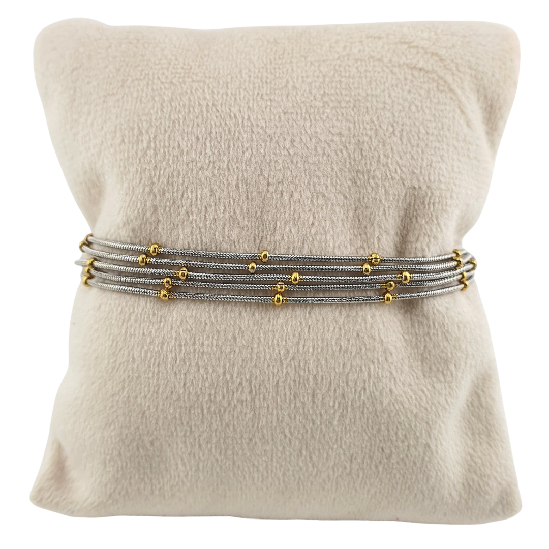 Pulsera bitono puntos.