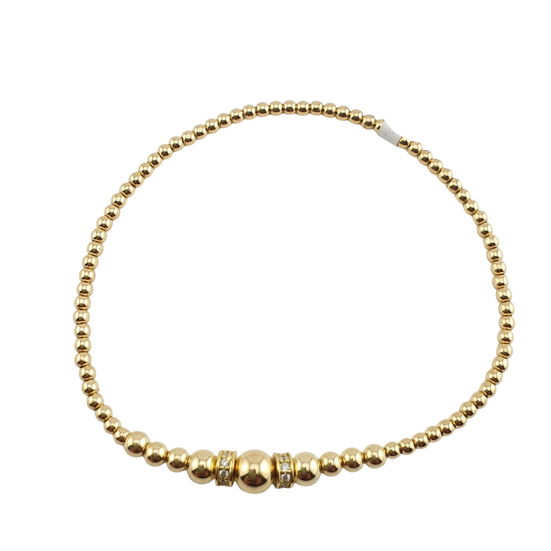 Pulsera 1 bolita 5 mm redondel circonias 3 y 2 mm