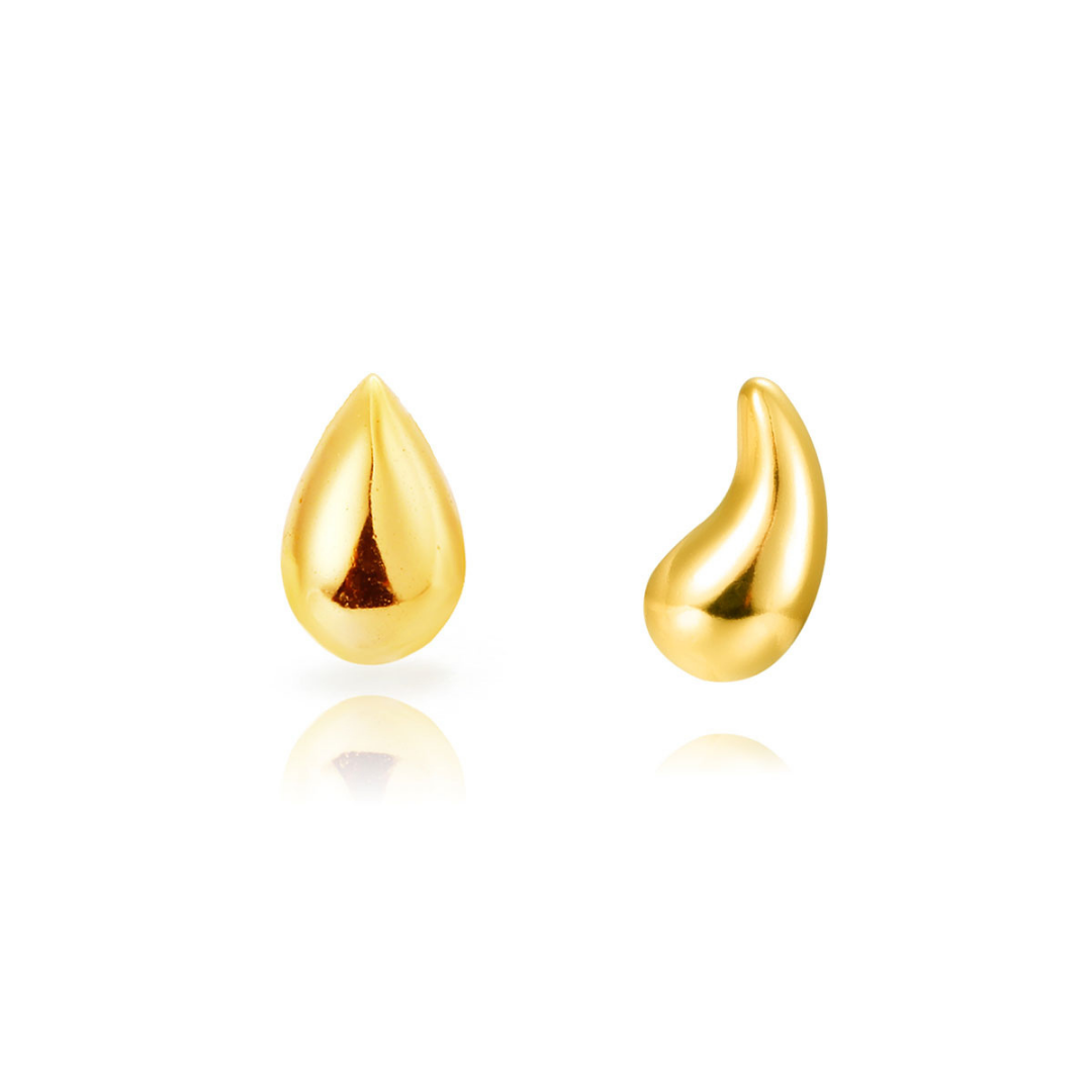 Arete gota lisa grande