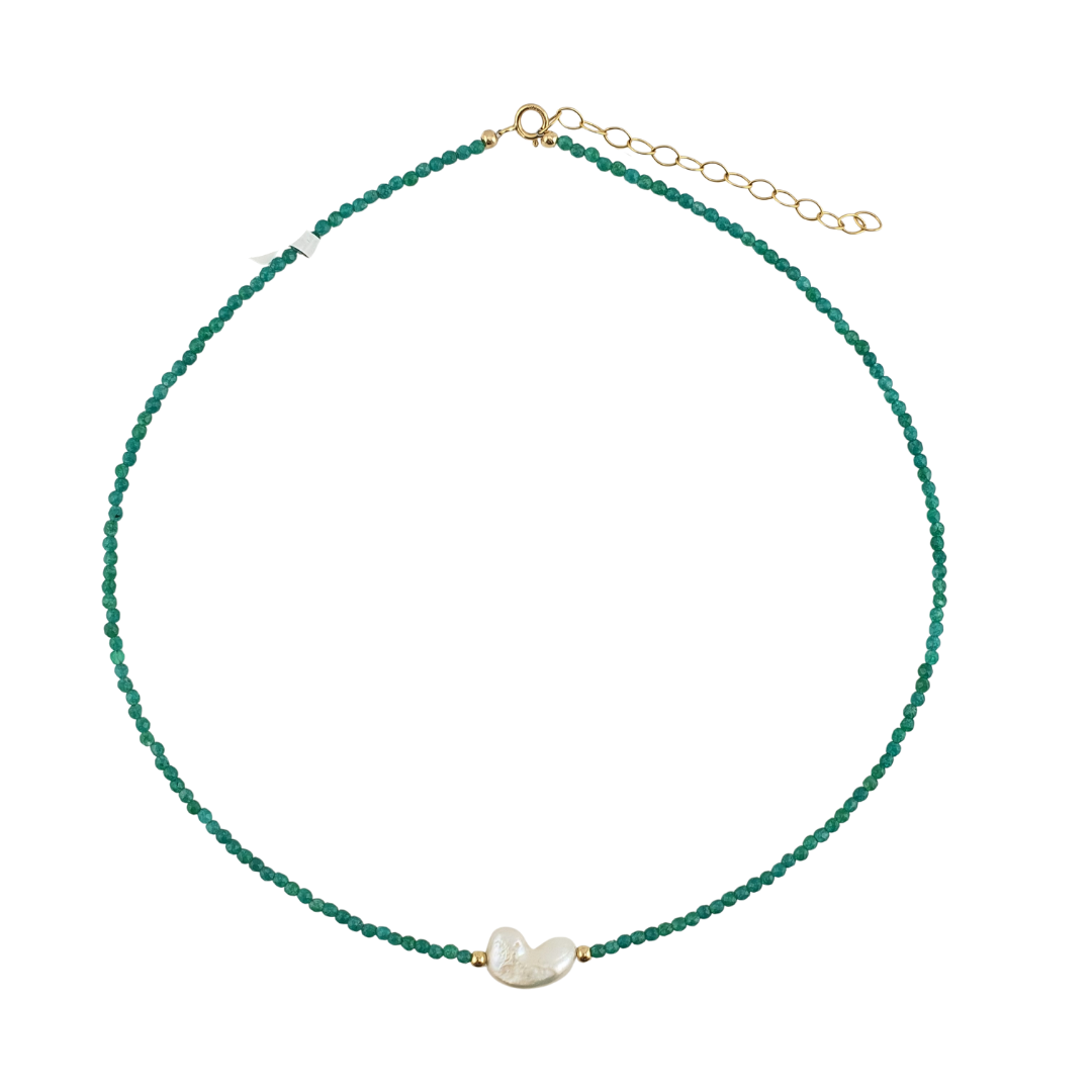 Collar esmeralda zambia