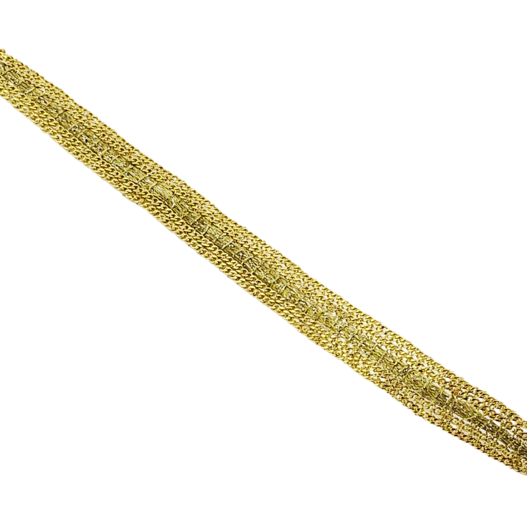 Pulsera 1 tira hilo cadenas