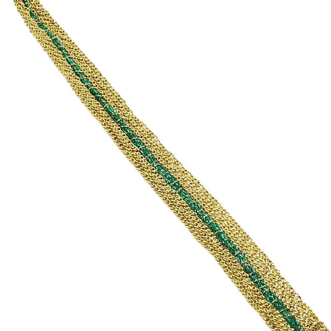 Pulsera 1 tira hilo cadenas