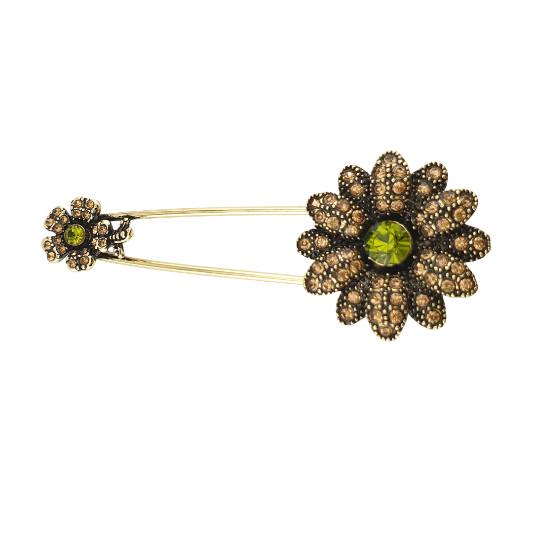 Broche seguro flor
