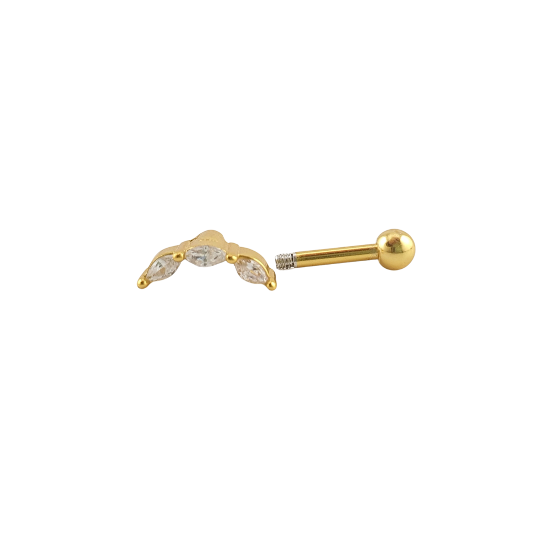 Arete 3 hojas en curva