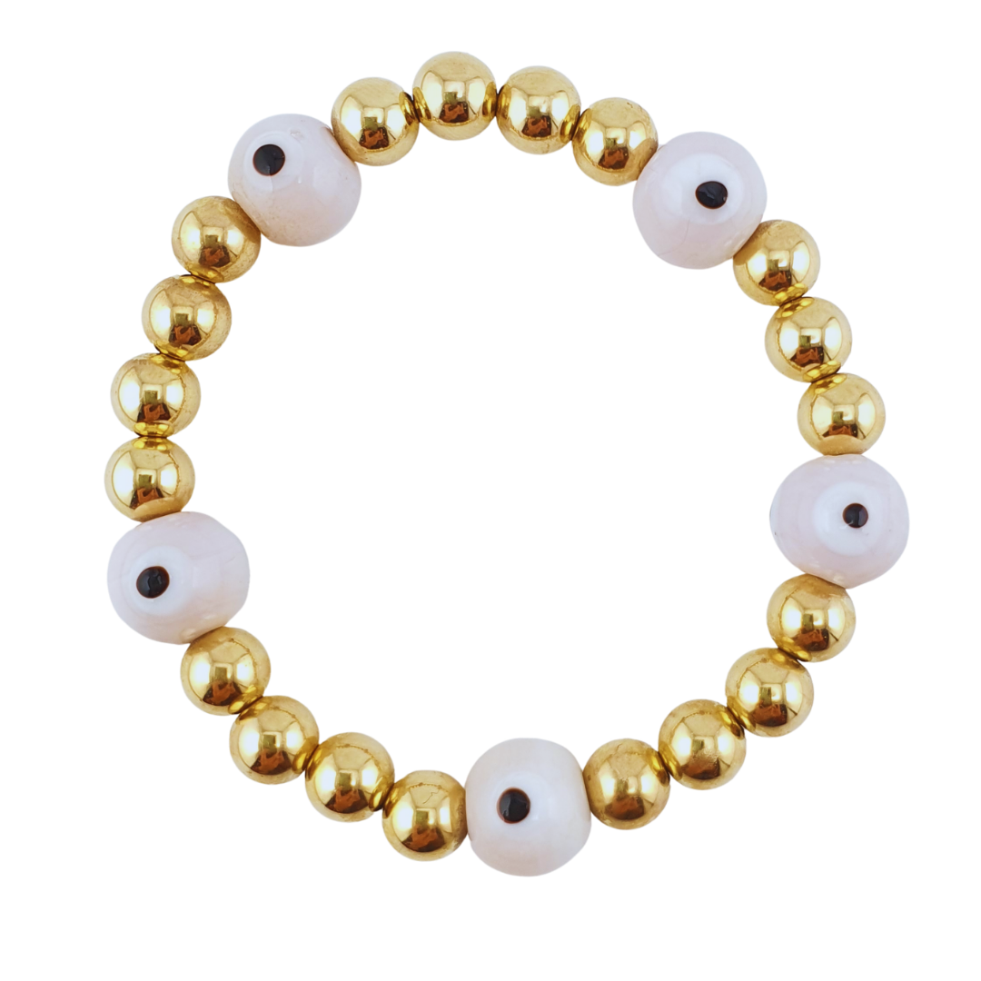 Pulsera ojo murano royal maxi bolas