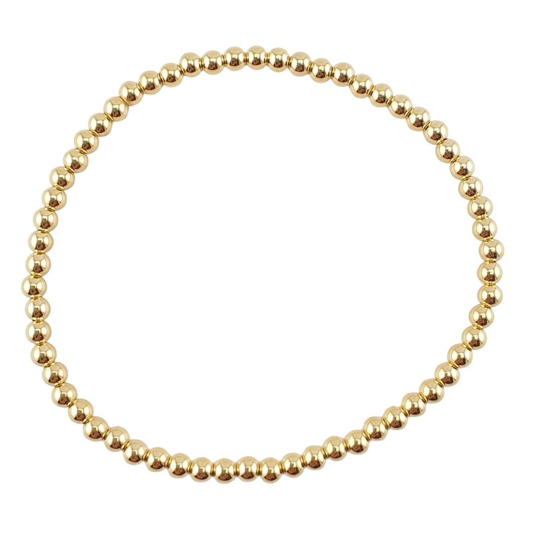 Pulsera bolitas 2mm gf