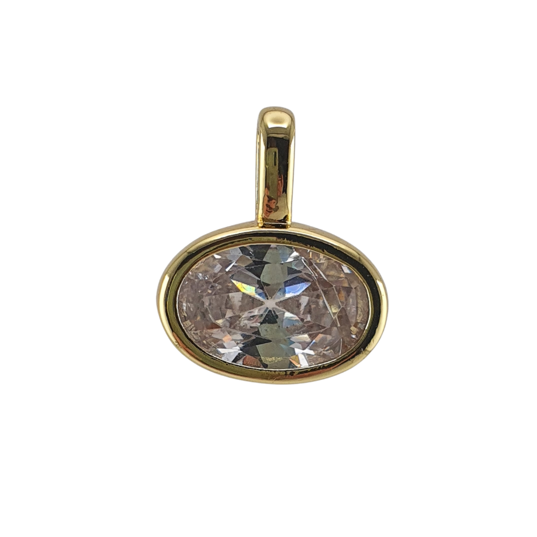 Dije marco circulo circonias maxi