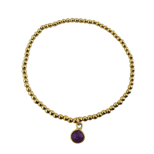 Pulsera bimetal granate