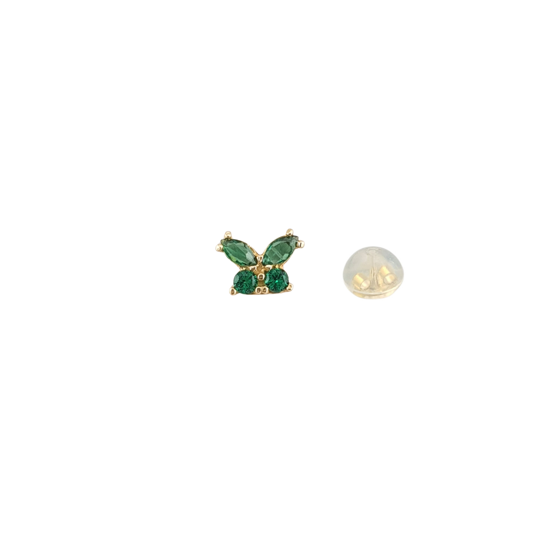 Arete mariposa circonias oro