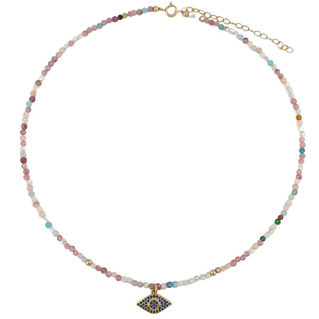 Collar Turmalina pastel
