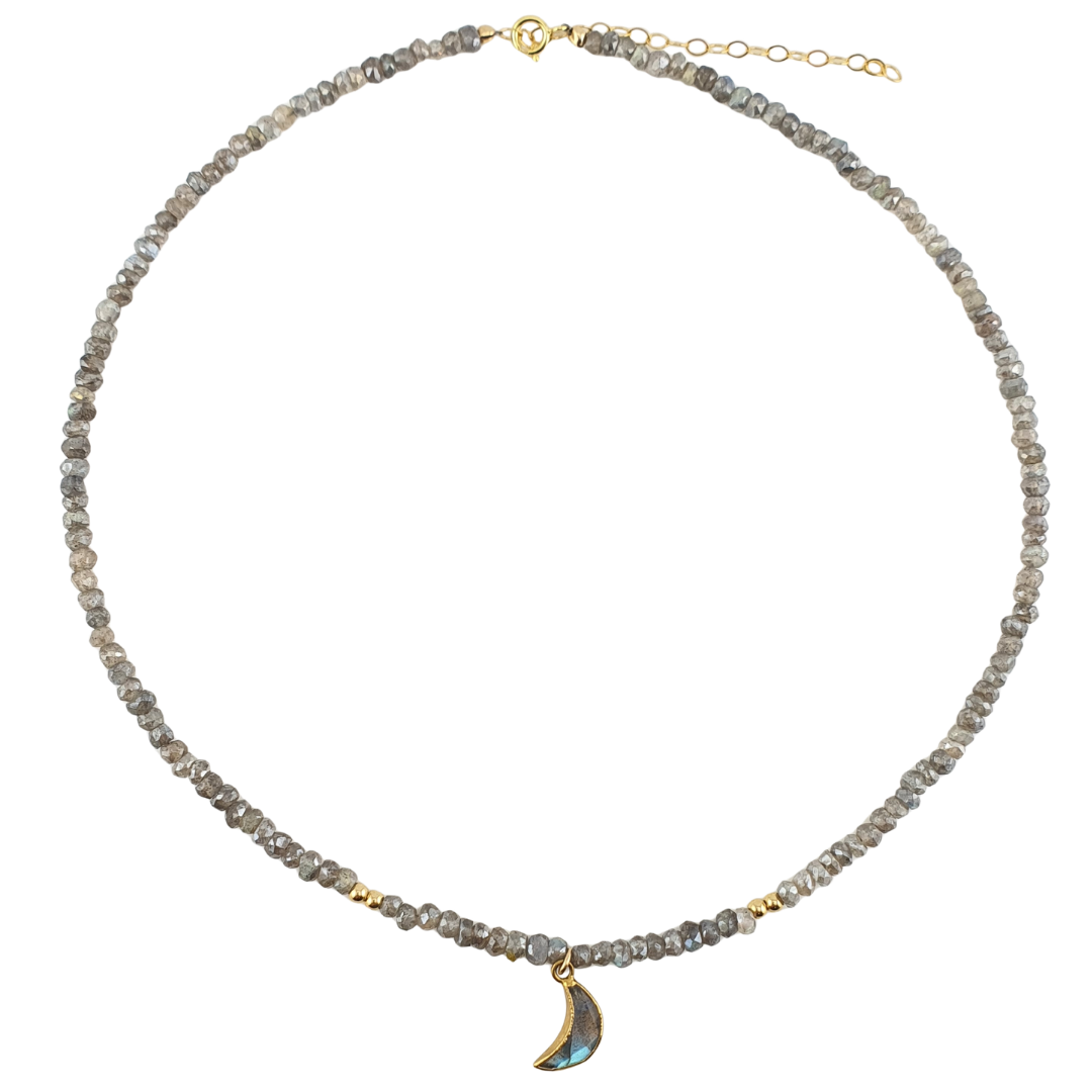 Collar Labradorita con una