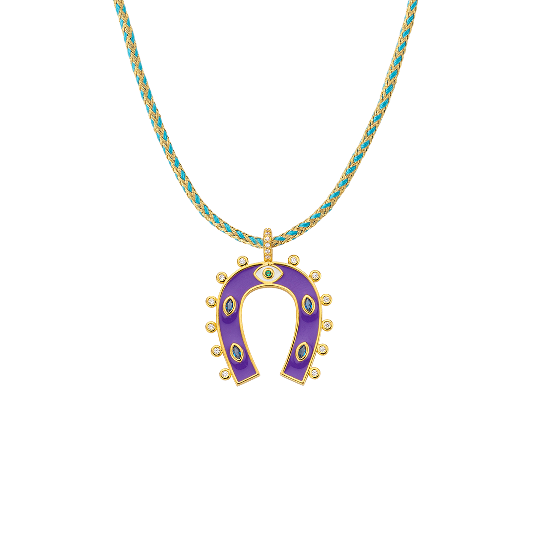 Collar herradura con circonias