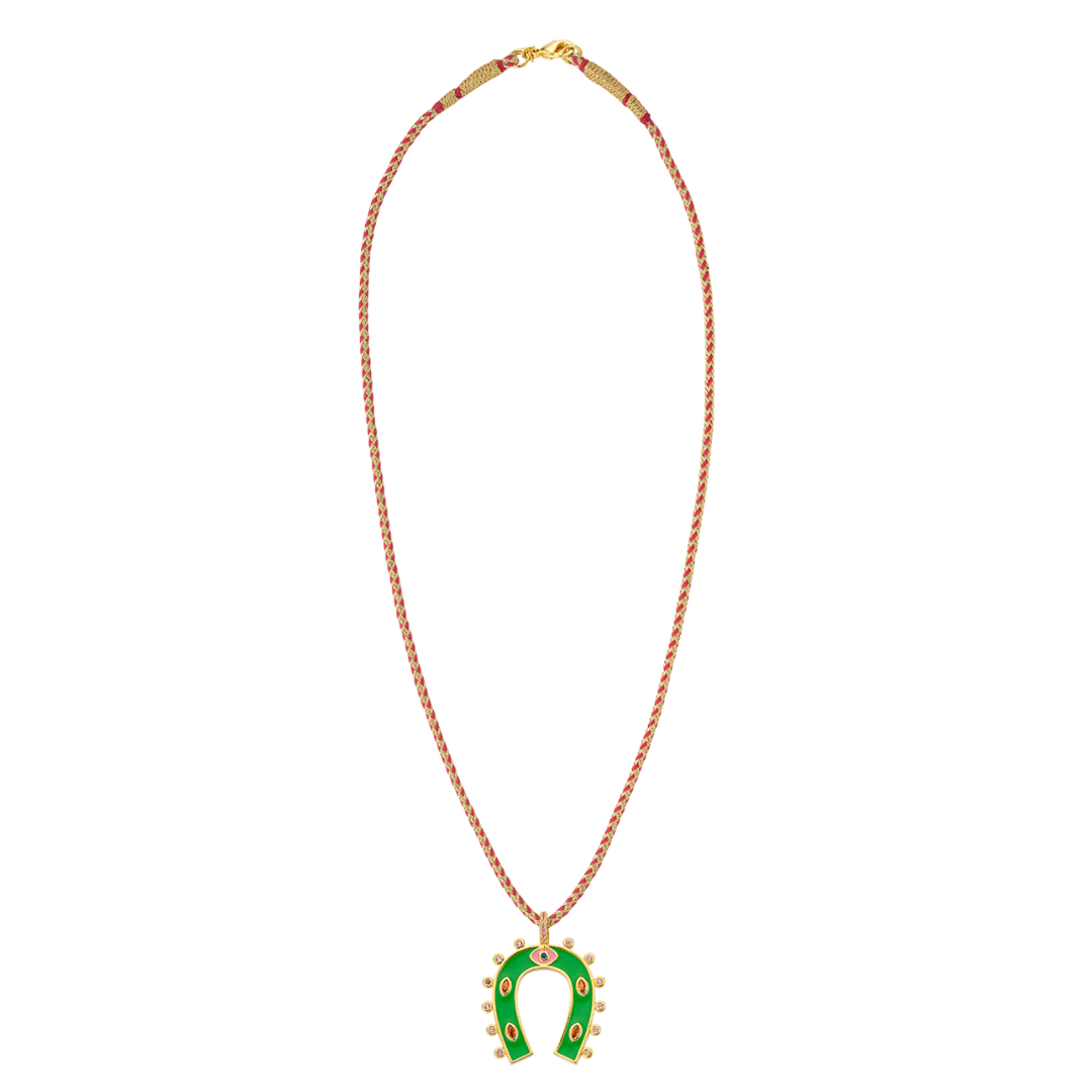 Collar herradura con circonias