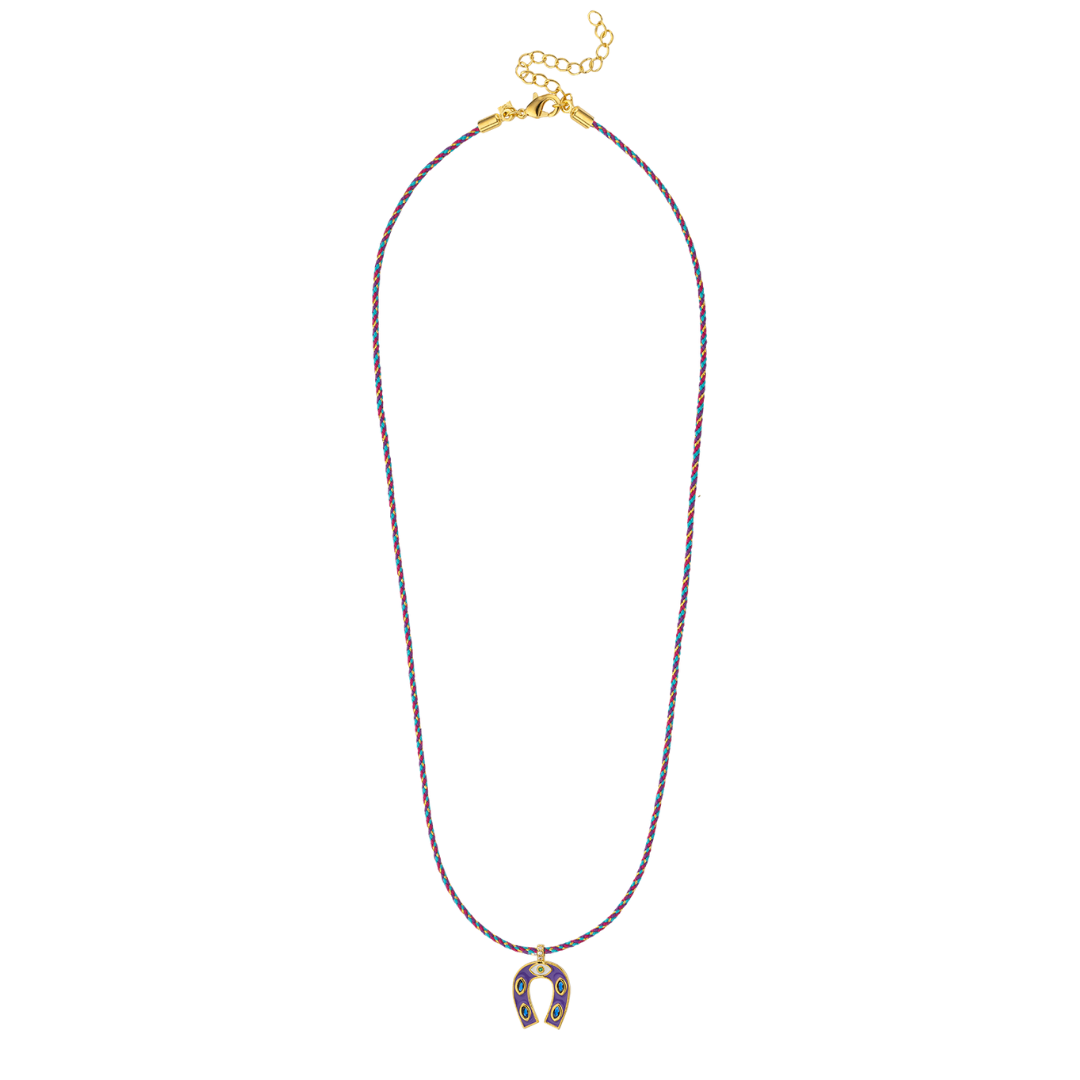 Collar herradura ojo y cordón