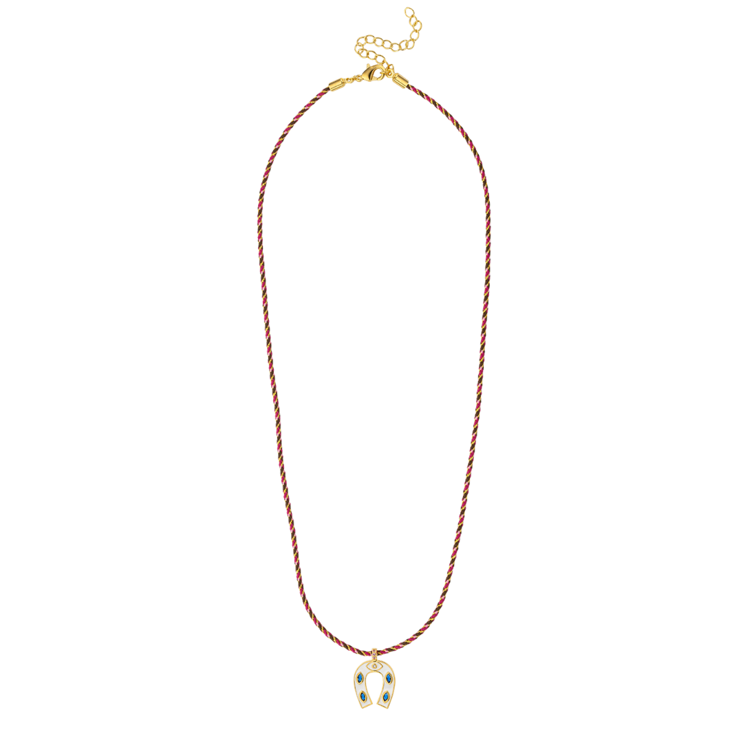 Collar herradura ojo y cordón