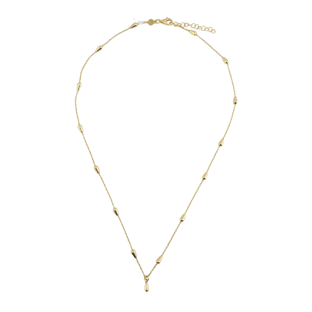 Cadena fina con gotas y colgante Goldfield