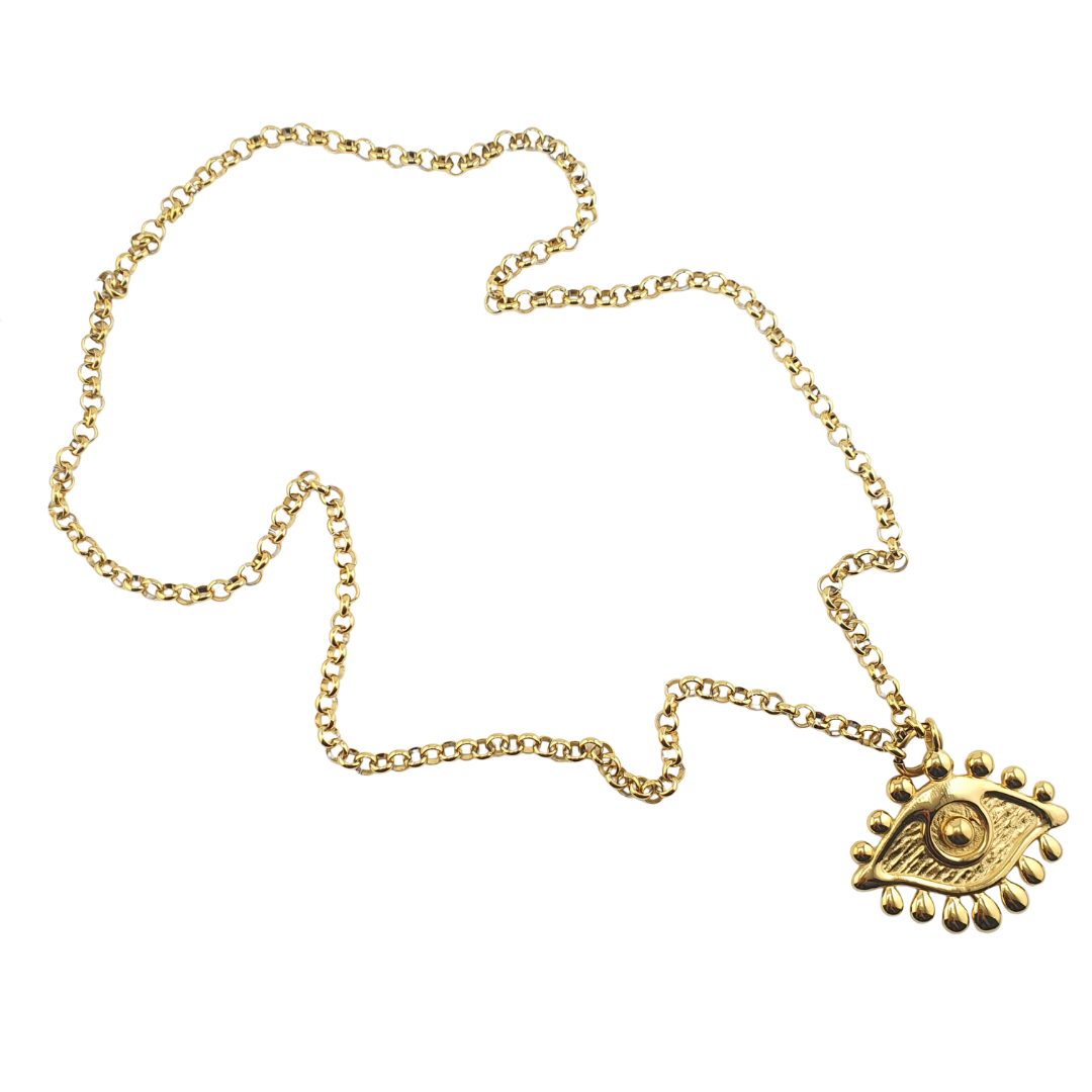 Cadena larga ojo y gotas