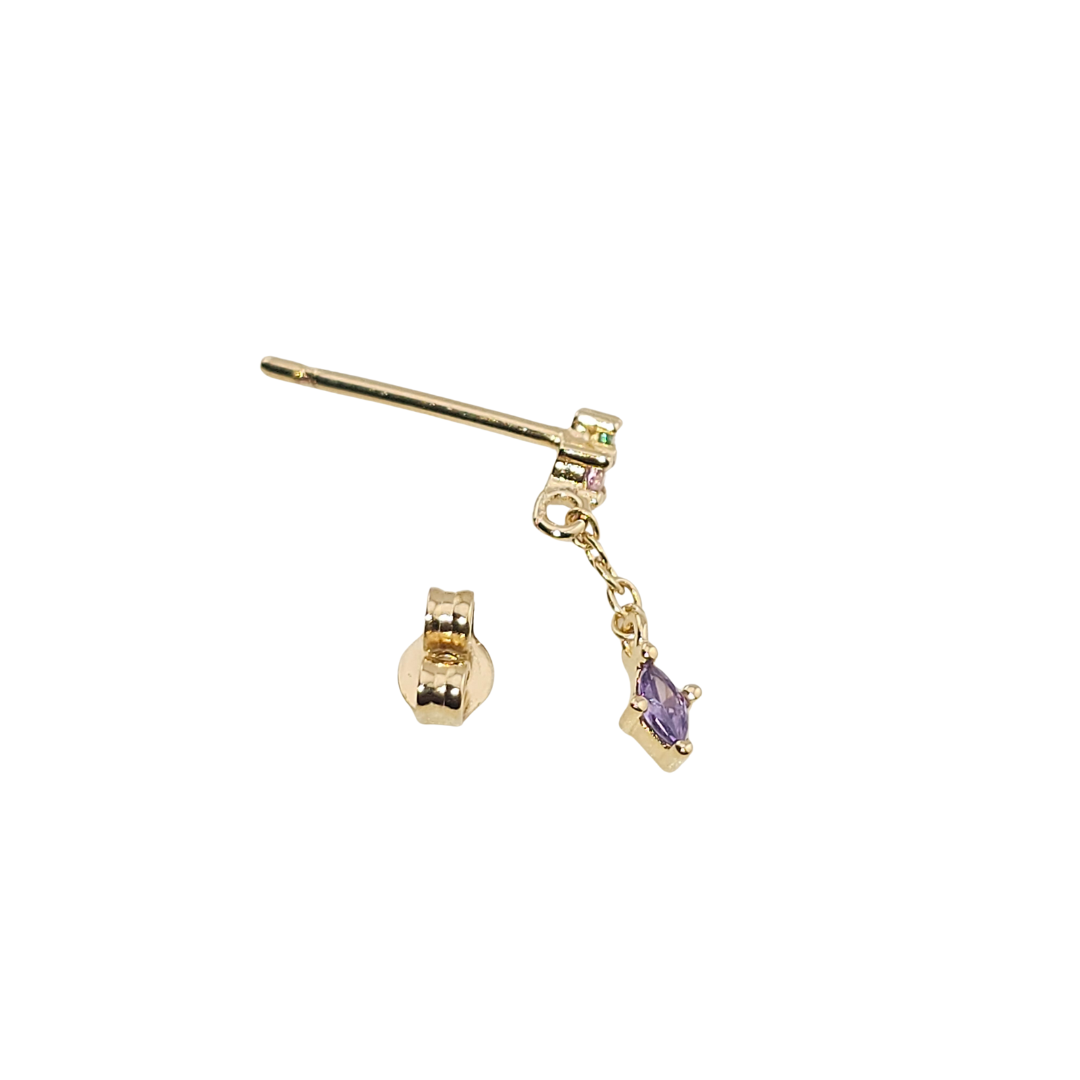 Arete 2 mini rombo cadena a rombo