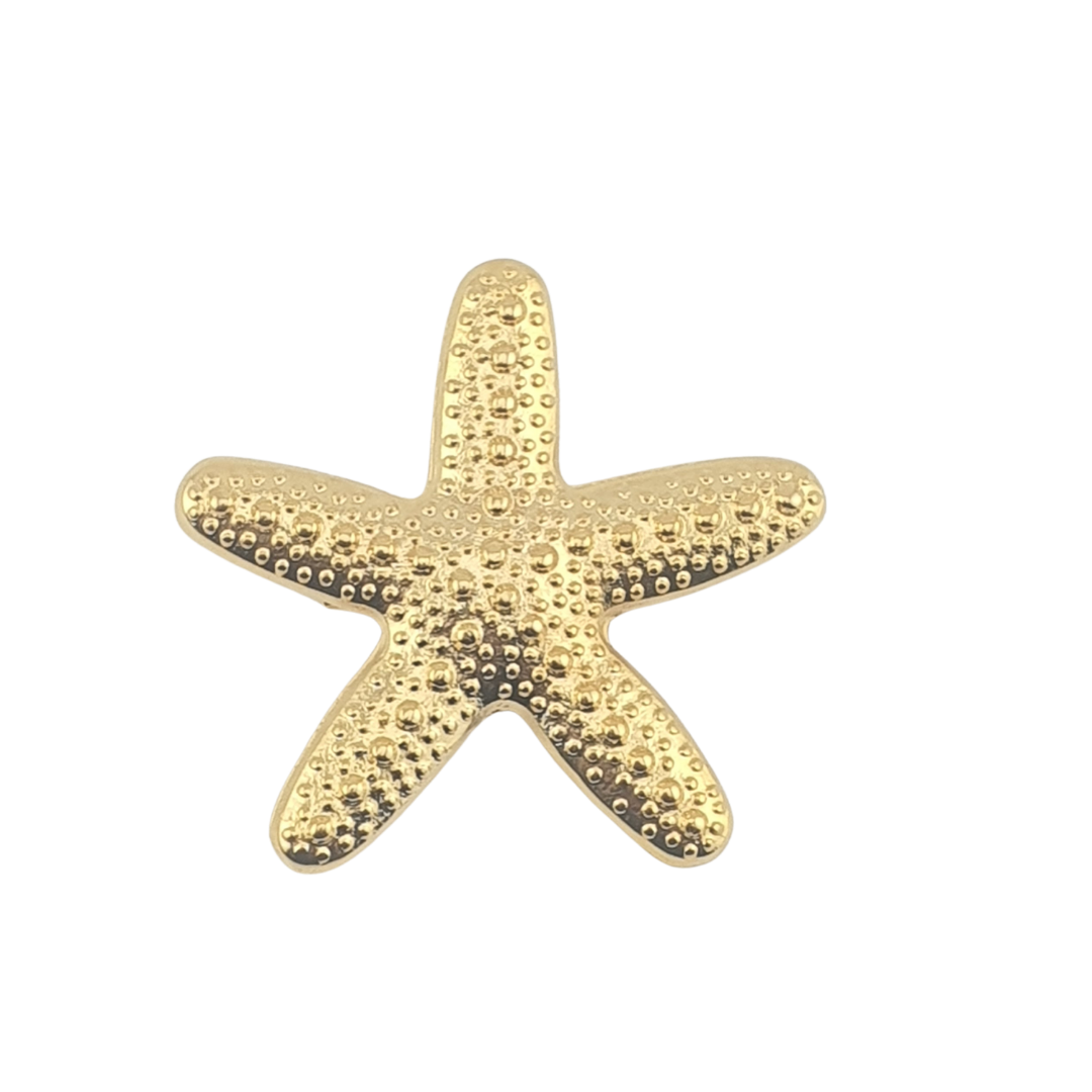 Broche Estrella de mar chunky puntos